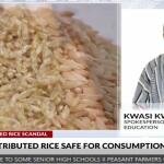 FDA Disagrees with Allegations Concerning the Re-bagging and Distribution of Expired Rice to SHS